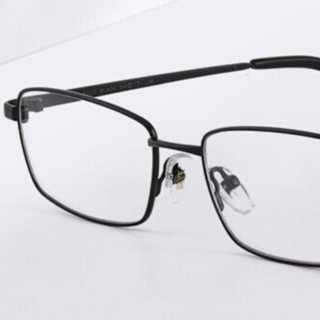 JingPro 镜邦 8020 黑色金属合金眼镜框+1.67折射率 防蓝光镜片