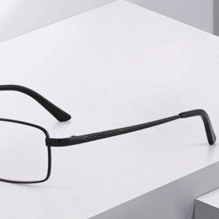 JingPro 镜邦 8020 黑色金属合金眼镜框+1.67折射率 防蓝光镜片