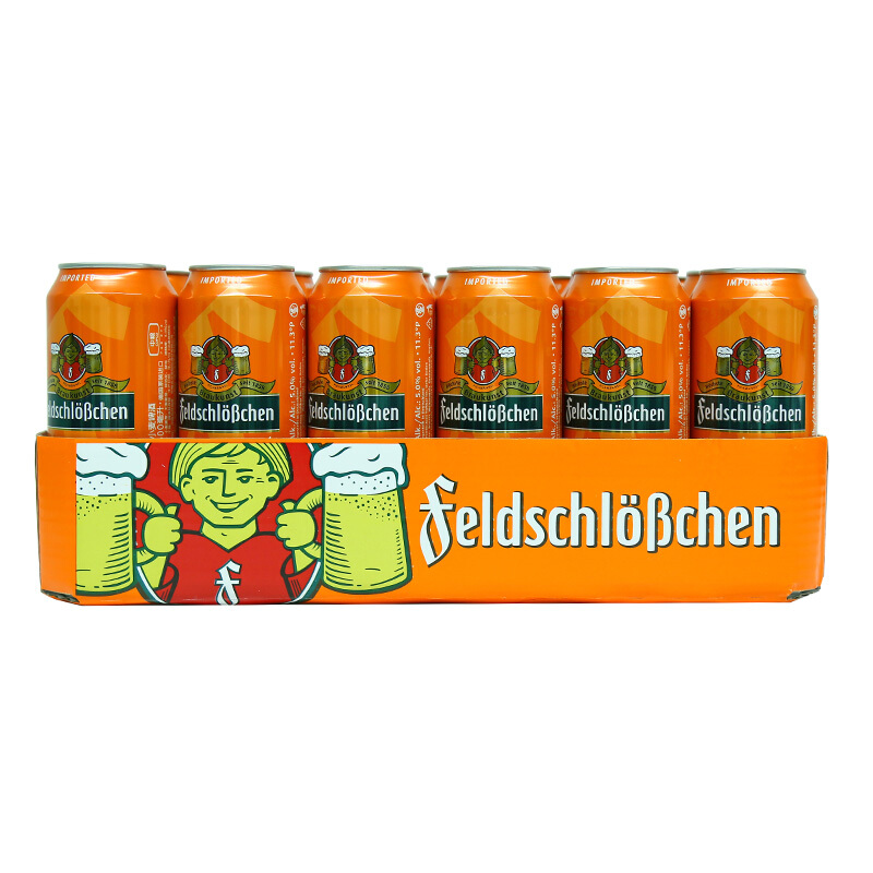 feldschlößchen 费尔德堡 小麦啤酒 500ml*24听