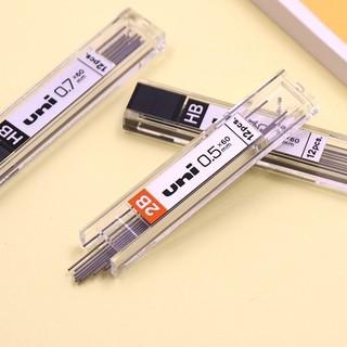 uni 三菱铅笔 UL-1407 自动铅笔替芯 黑色 0.7mm HB 24支装