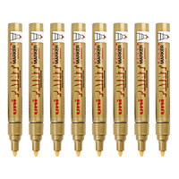 uni 三菱铅笔 PX-20 单头中字油漆笔 金色 12支装