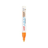 uni 三菱铅笔 PX-20 单头中字油漆笔 橙色 单支装