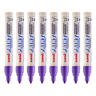 uni 三菱铅笔 PX-20 单头中字油漆笔 紫色 单支装