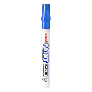 uni 三菱铅笔 PX-20 单头中字油漆笔 蓝色 单支装