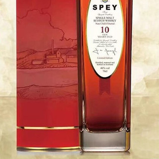 Spey 诗贝 10年 苏格兰 单一麦芽威士忌 40%vol 700ml
