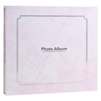 Nakabayashi 仲林 NHFP-766652 插袋式相册 6寸 600张 粉色大理石 单册装