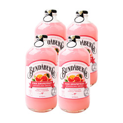 BUNDABERG 宾得宝 澳州原装进口 宾得宝(Bundaberg) 含气葡萄柚汁饮料 375ml*4瓶