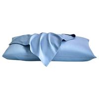 Canasin 康尔馨 馨悦 全棉贡缎枕套 蓝色