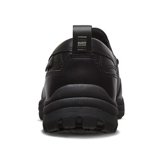 SKECHERS 斯凯奇 SKECHERS WORK系列 男士休闲皮鞋 77005 黑色 42.5