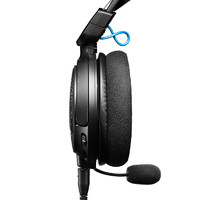 移动端：铁三角 ATH-GDL3 开放式 耳罩式头戴式动圈有线耳机 黑色 3.5mm