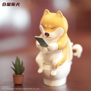 bilibili 哔哩哔哩 《仓屋柴犬》系列手办 居家咸鱼阿柴ver.