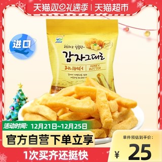 九日 韩国膨化九日蜂蜜黄油味土豆条54g休闲零食食品小吃