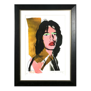买买艺术 安迪·沃霍尔 明星系列《米克·贾格尔 Mike Jagger》52.71x80cm 1975 版画纸