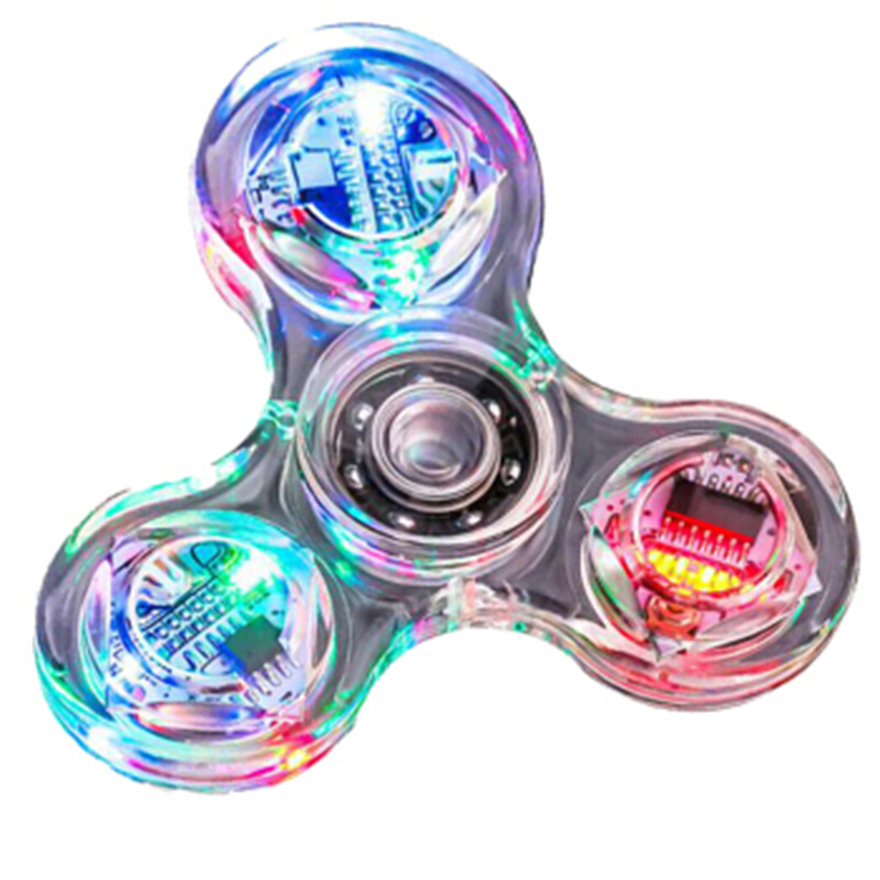 Eastworld 东之天地 水晶系列 指尖陀螺 2个装 透明白