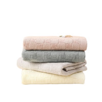 馨牌 毛巾 4条 30*60cm 60g 粉色+米白色+灰色+墨绿色