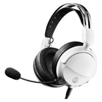 铁三角 ATH-GDL3 封闭式 耳罩式头戴式动圈降噪有线耳机 白色 3.5mm