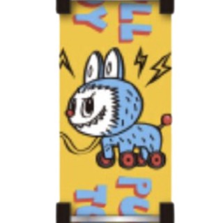 POP MART 泡泡玛特 labubu精灵玩具-手指滑板系列 拖拉玩具