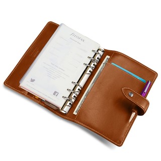 FILOFAX Malden系列 025808 复古牛皮商务笔记本 A6 personal 褐色 单本装