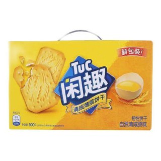 Tuc 闲趣 清咸薄脆饼干 自然清咸原味 900g