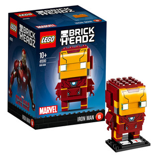 LEGO 乐高 BrickHeadz方头仔系列 41590 Iron Man 钢铁侠