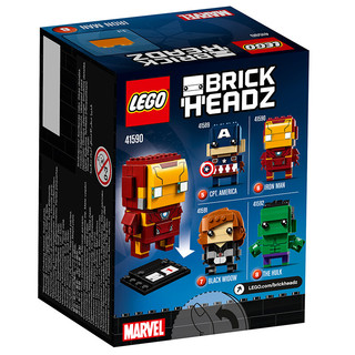 LEGO 乐高 BrickHeadz方头仔系列 41590 Iron Man 钢铁侠