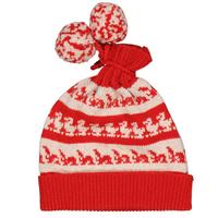 Burberry Drawstring Double Pompom Beanie