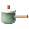 IKEA 宜家 卡斯鲁长柄带盖锅1.5公升绿色搪瓷煮奶锅 绿色长柄带锅盖 1.5公升
