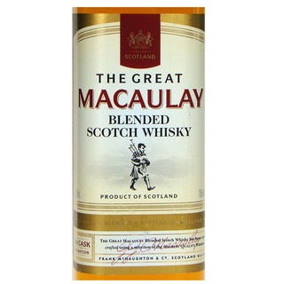 Macaulay 麦高瑞 苏格兰 调和威士忌 40%vol 700ml