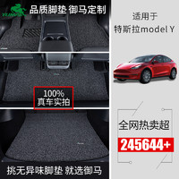 yuma 御马 汽车脚垫Tesla modely丝圈脚垫