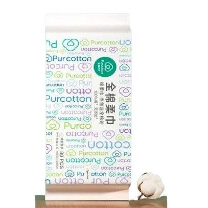 全棉时代 棉柔巾 80抽*3包（180×200mm）