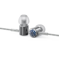 FiiO 飞傲 JD3 入耳式动圈有线耳机 银色 3.5mm