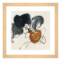 雅昌 齐白石《葫芦图》47x47cm