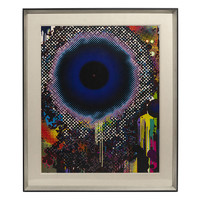 昊美术馆 村上隆 Murakami Takashi《Warp》88.5x107cm 胶印版画 金属框