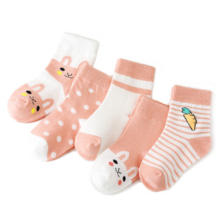 汪汪队儿童袜子春夏网眼纯棉袜女童男童男孩女孩幼儿中筒宝宝短袜pa