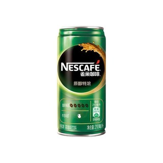 Nestlé 雀巢 原醇特浓咖啡饮料 210ml*24罐