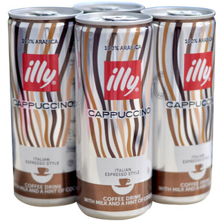 illy 意利 咖啡饮料 卡布奇诺 250ml*4罐