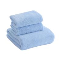 GRACE 洁丽雅 毛浴套装 3件套 兰色