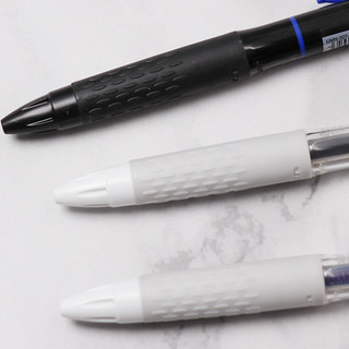 uni 三菱铅笔 UMN-307 按动中性笔 白杆蓝芯 0.5mm 单支装