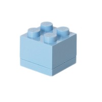 LEGO 乐高 迷你收纳盒 4颗粒积木款-皇家浅蓝 40111736