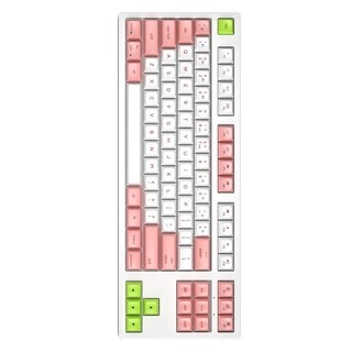 SKYLOONG 87键 蓝牙双模机械键盘 樱花 佳达隆G青PRO轴 RGB