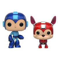 Funko pop 复古游戏Mega Man洛克人周边莱西公仔手办摆件