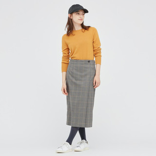 UNIQLO 优衣库 女士中长款半身裙 446245