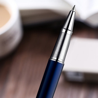 PARKER 派克 IM系列 拔帽宝珠笔 蓝色白夹 0.7mm 单支装