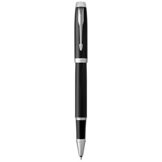 PARKER 派克 IM系列 拔帽宝珠笔 纯黑丽雅白夹 2015款 0.7mm 单支装