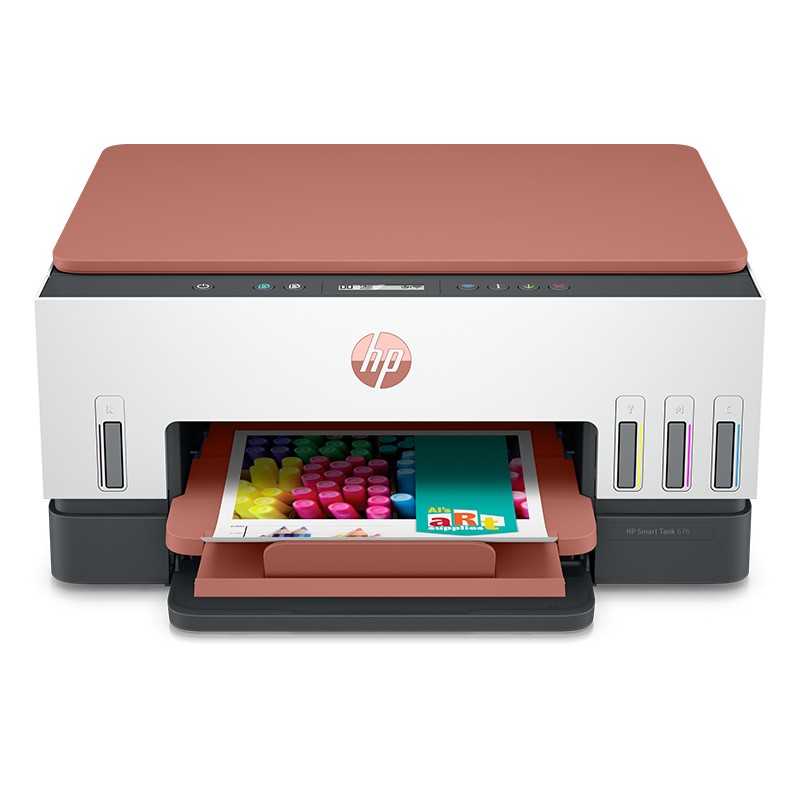 HP 惠普 676 675 678彩色打印机家用办公双面 a4手机无线墨仓式连供喷墨打印复印扫描一体机 学生作业照