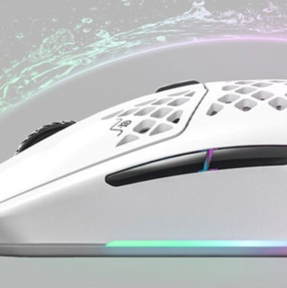 Steelseries 赛睿 Aerox 3 Wireless (2022) Snow 2.4G蓝牙 双模无线鼠标 18000DPI RGB 白色