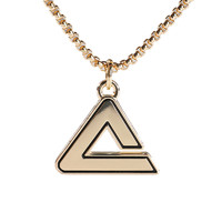 PEAK 匹克 三角形项链 68cm 金色