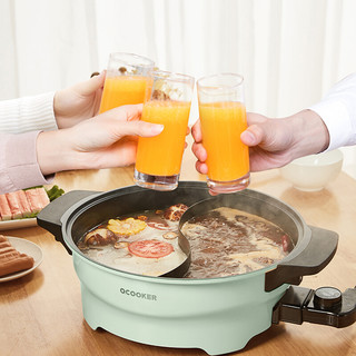 QCOOKER 圈厨 CR-HG03 多用途锅 复古绿