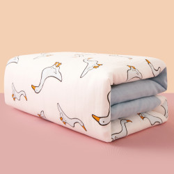 octmami十月妈咪宝宝抱被纯棉婴儿夹棉被子小棉被