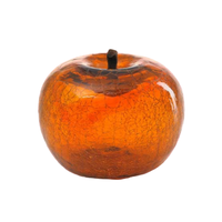 WE GALLERY 维格列艺术 丽莎·帕彭 Lisa Pappon 水果系列《苹果》12x10cm 2019 裂纹玻璃 琥珀色